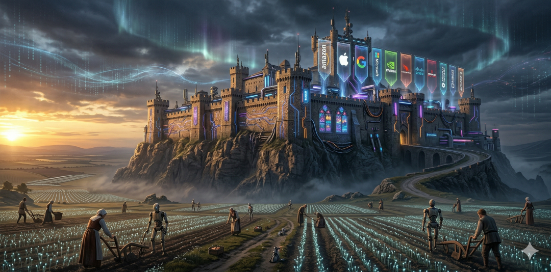 AI 时代的两难处境示意图