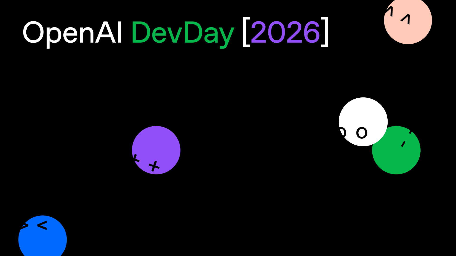 OpenAI DevDay 2026 官方活动海报