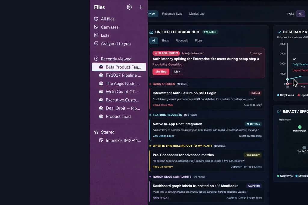 Salesforce AIforce 的 Slack 产品界面