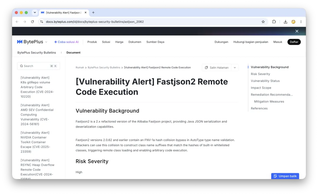 fastjson2 remote-code-execution alert