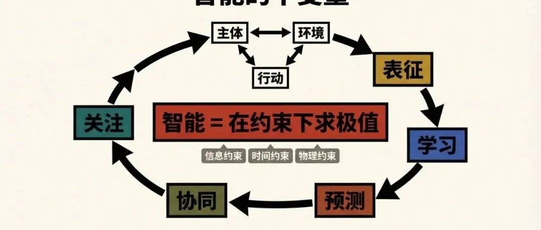 智能的骨架：关注、表征、学习、预测与协同