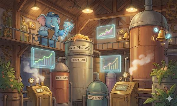 监控PG中的表大小