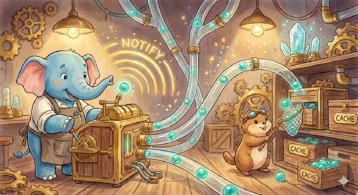 GO与PG实现缓存同步