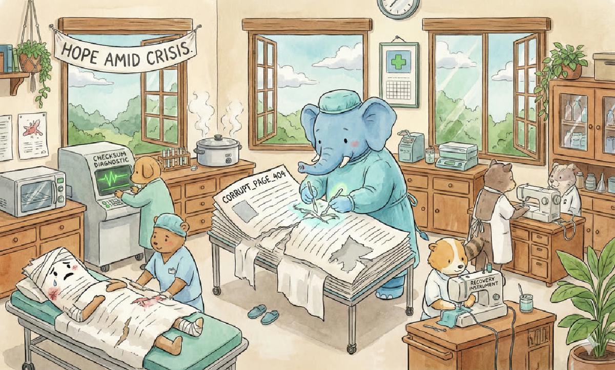 PostgreSQL数据页面损坏修复