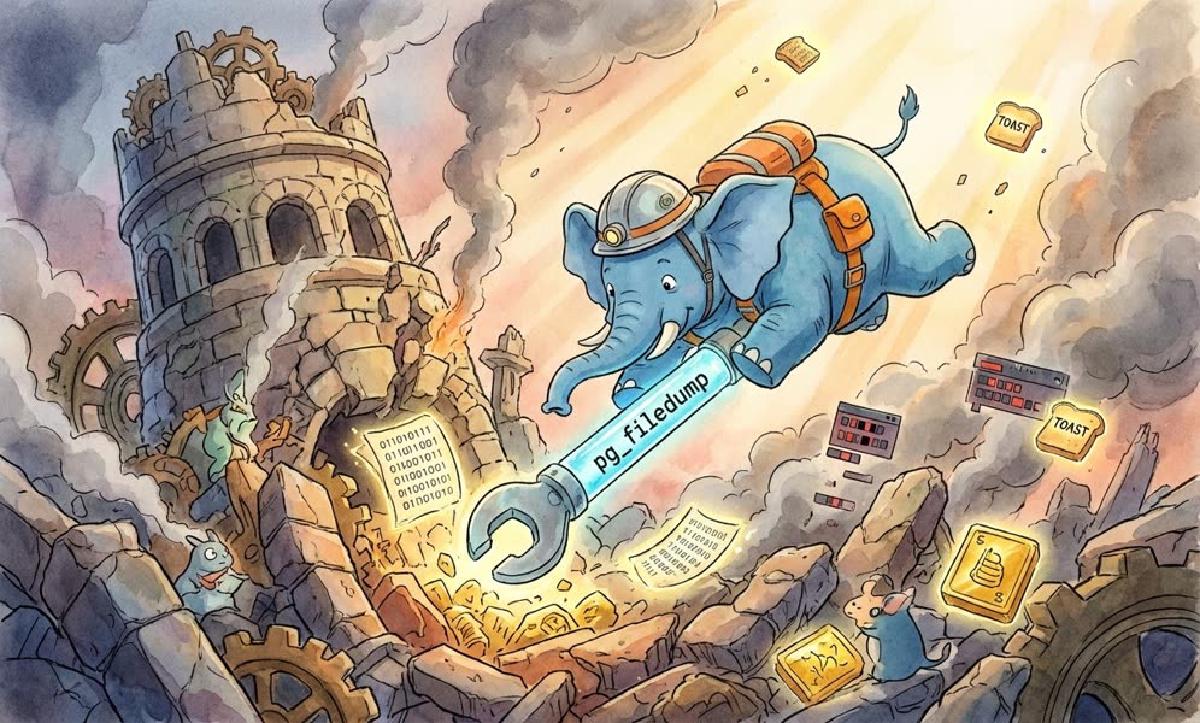 如何用 pg_filedump 抢救数据？