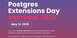 Featured Image for Postgres Extension Day - See You There!