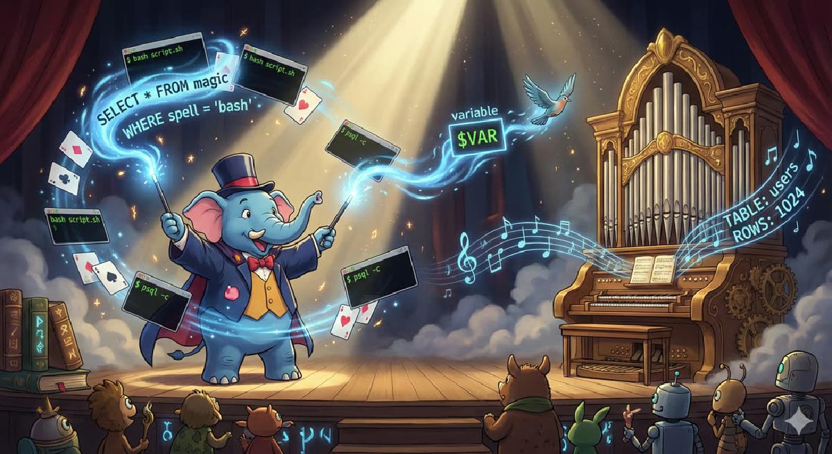 Bash与psql小技巧