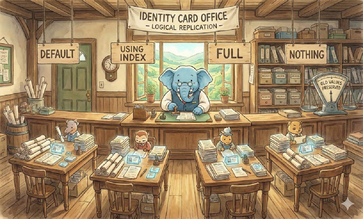 PG复制标识详解（Replica Identity）