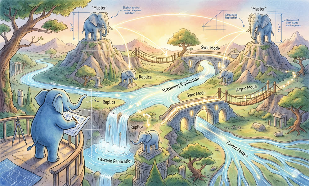 PostgreSQL Common Replication Topology Plans