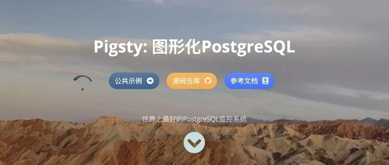 Pigsty官方网站上线啦！